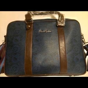 Robert Graham Crown Point Briefcase - Navy Blue